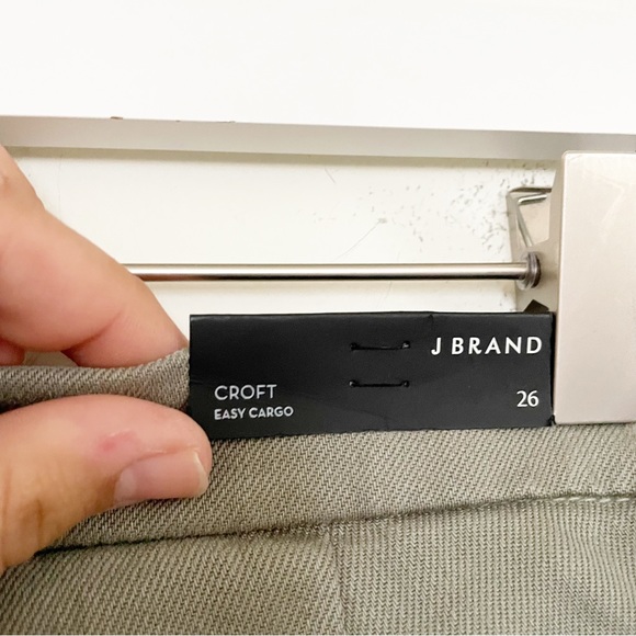 J Brand Croft Olive Green Slouchy Cargo Pants Size 26 Military Inspired Fatigue - Picture 6 of 11